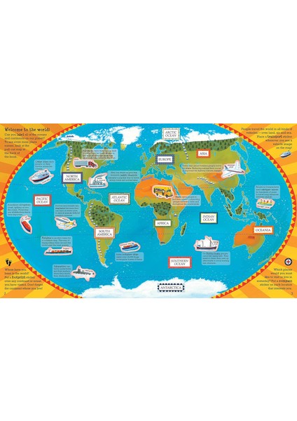 World Atlas Sticker Book 2019 fiyatları