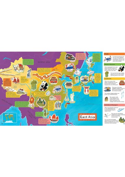 World Atlas Sticker Book 2019 indirimleri