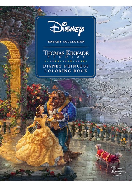 Disney Dreams Collection Thomas Kinkade Studios Disney Princess Coloring Book