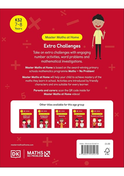 Maths - No Problem! Extra Challenges, Ages 7-8 (Key Stage 2) fiyatları