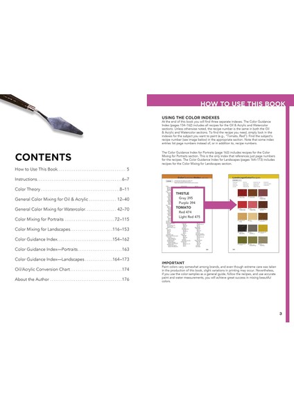 1,500 Color Mixing Recipes For Oil, Acrylic & Watercolor: Achieve Precise Color When Painting Landsc