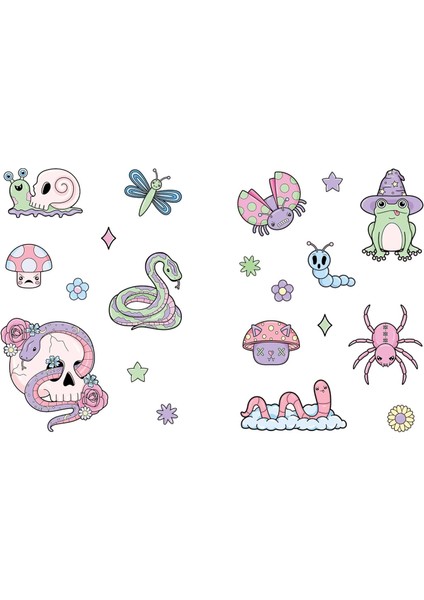The Creepy Cute Sticker Book: 500 Stickers To Scare You Silly fiyatları