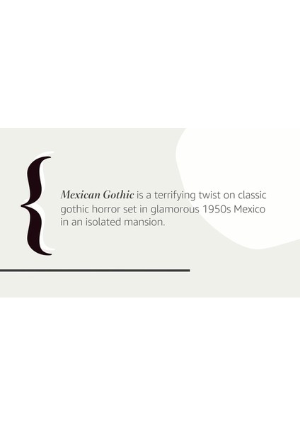 Mexican Gothic fiyatları