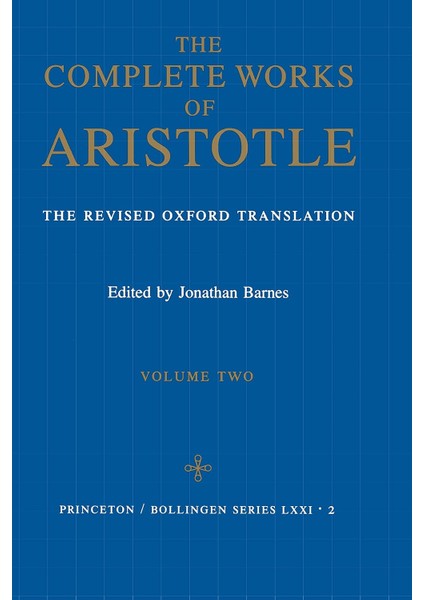 Complete Works Of Aristotle, Volume 2: The Revised Oxford Translation: 97