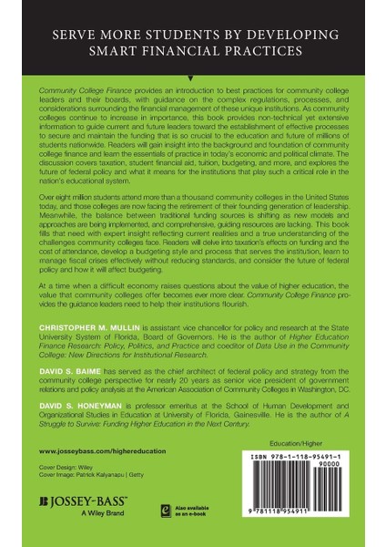 Community College Finance: A Guide For Institutional Leaders fiyatları