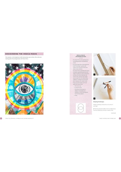 Creative Drawing: Symbols And Sacred Geometry: A Beginner's Step-By-Step Guide To Drawing And Painti