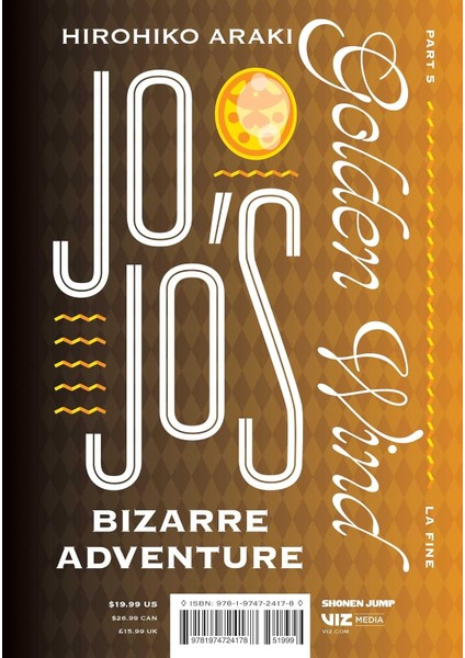 Jojo’s Bizarre Adventure: Part 5--Golden Wind, Vol. 9: Volume 9