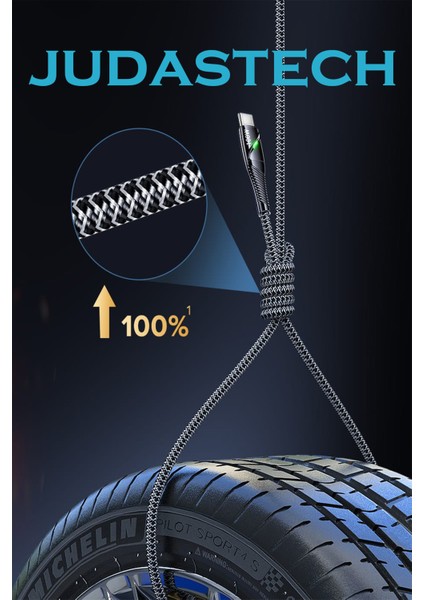 C25 Type-C To Lightning 5A/29W Şarj ve Data Kablosu -3mt