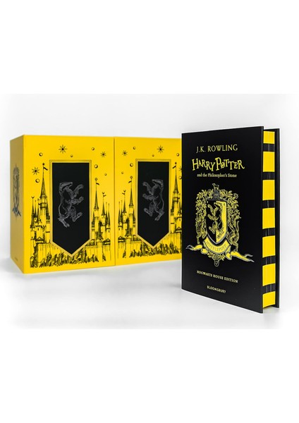 Harry Potter Hufflepuff House Editions Hardback Box Set: 1-7