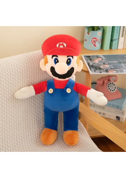 Oyuncak Süper Mario Bebek Peluş Oyuncak Bez Bebek Yastık Çocuk Hediye 60 cm (Yurt Dışından)