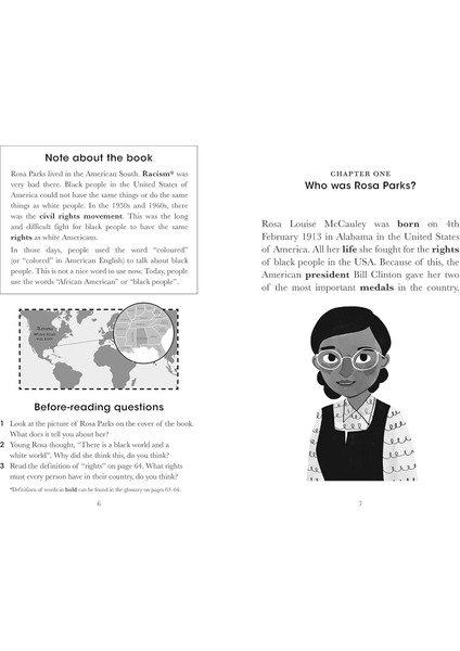 Readers Level 2: The Extraordinary Life Of Rosa Parks (Elt Graded Reader): Abridged Edition fiyatları