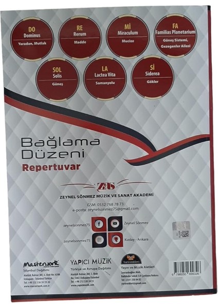 Bağlama Düzeni Repertuvar - Zeynel Sönmez