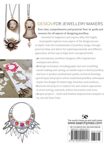 Design For Jewellery Makers: Inspiration, Development And Creation fiyatları