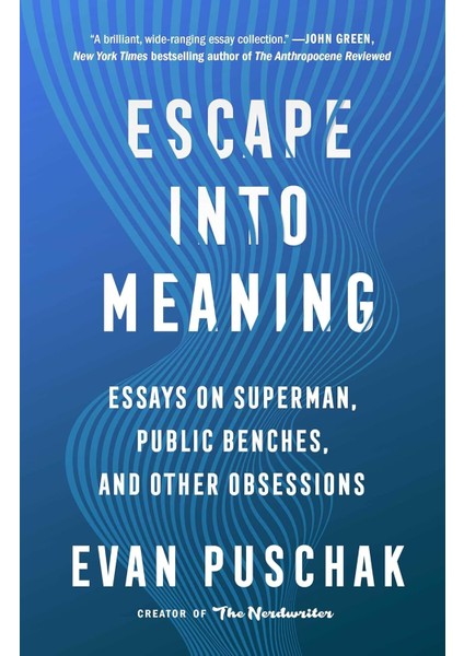 Escape Into Meaning: Essays On Superman, Public Benches, And Other Obsessions