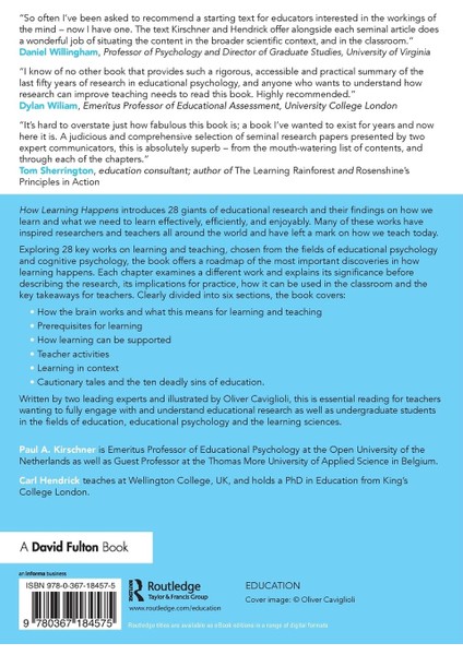 How Learning Happens: Seminal Works In Educational Psychology And What They Mean In Practice