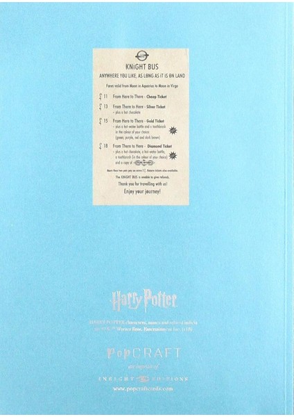 Harry Potter: Knight Bus Pop-Up Card