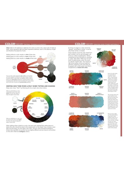 Color Mixing Recipes For Portraits: More Than 500 Color Combinations For Skin, Eyes, Lips & Hair - I fırsatları