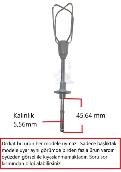 Arzum 1106, 1117, 1041 , 132 , 178 , 142 , 198 Uyumlu Blender Çırpma Teli 2 Adet fiyatları