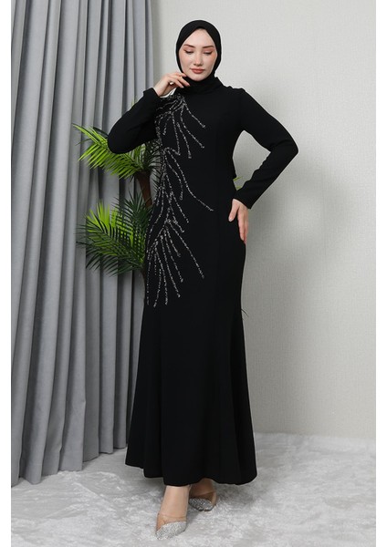 Hiranur Tesettür Elbise Lacivert fiyatları
