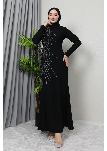 Hiranur Tesettür Elbise Lacivert fırsatları