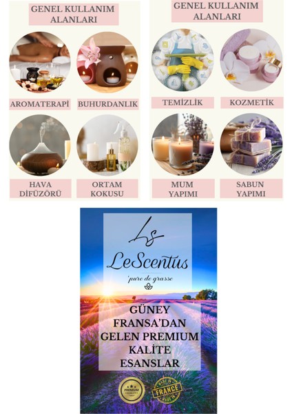 Favori Set 7 Al 5 Öde Esansiyel Koku Yağı Buhurdanlık Difüzör Mum Sabun Hobi Esansı 5X10ML