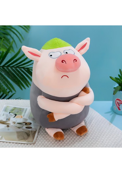 Domuz Peluş Oyuncak Çocuk Doğum Günü Hediyesi Bebek Yastık Minder Bebek 65CM (Yurt Dışından)