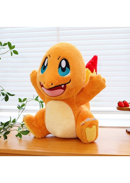 Sevimli Charizard Peluş Oyuncak Charizard Bebek Bebek Bez Bebek Yastık Çocuk Hediye 50 cm (Yurt Dışından)