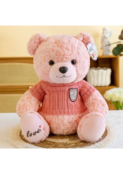 Süper Sevimli Ayı Bebek Oyuncak Ayı Bebek Peluş Oyuncak Çocuk Konforu Sevimli Bebek 55 cm (Yurt Dışından)