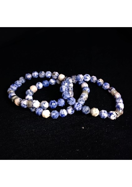 Sodalite Taşı Erkek Bileklik, Doğaltaş Bileklik