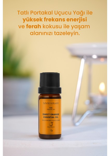 Bade Natural Portakal Uçucu Yağı %100 Saf 10 ml