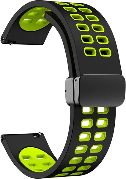 Xiaomi Redmi Watch 5 Lite ile Uyumlu Mıknatıslı Delikli Silikon Kordon Kayış - KY85