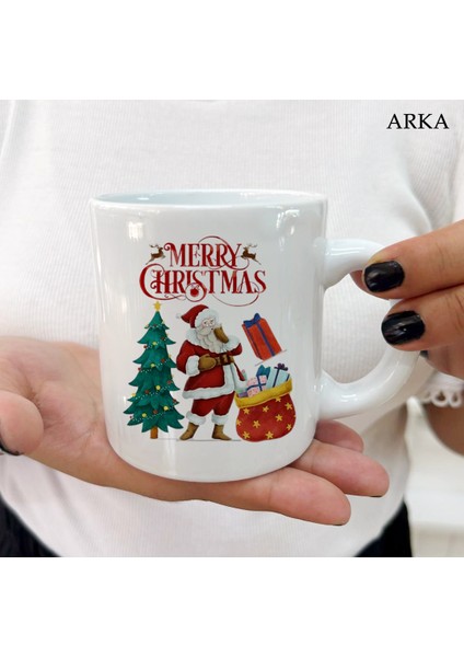 Yeni Yıl Noel Baba Renkli Tasarımlar ve Dekoratif Kişiye Özel Kupa Bardaklar fiyatları