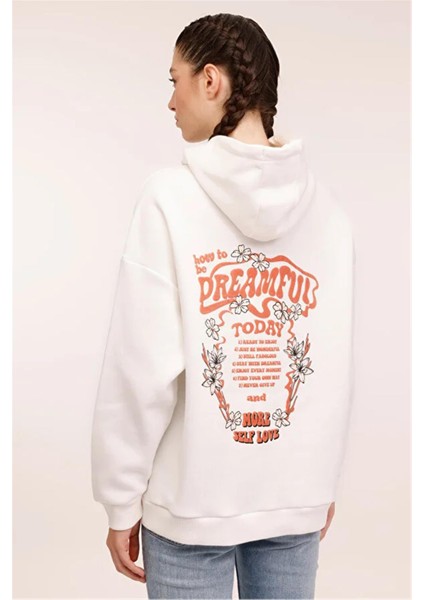 Kınetıx A10181414208020 4W Wl Joyce 17BT110 4pr Ekru Kadın Kapsonlu Sweatshırt fiyatları