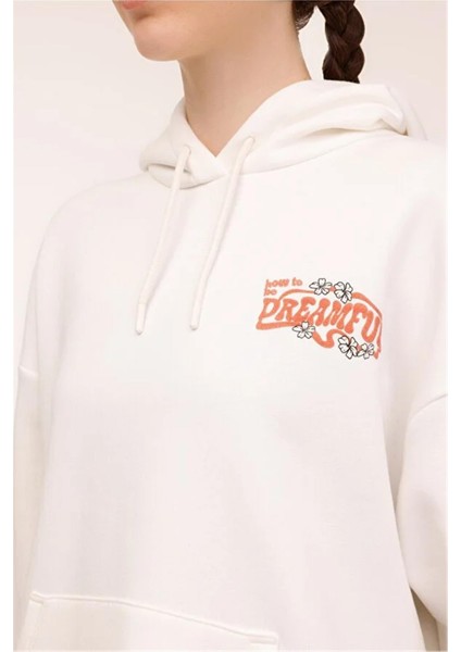 Kınetıx A10181414208020 4W Wl Joyce 17BT110 4pr Ekru Kadın Kapsonlu Sweatshırt fırsatları