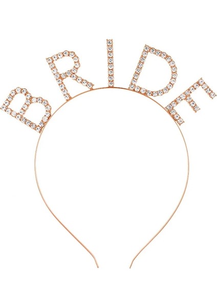 Bekarlığa Veda Rose Gold Bride Taç fiyatları