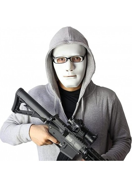 Beyaz Jabbawockeez Maskesi