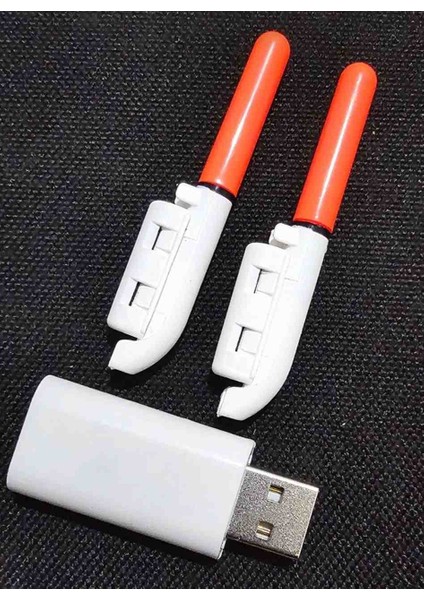 Sazan Yemleme Olta Kamış Işık Çubuğu Şarj Edilebilir Pille Su Geçirmez L Gece Balıkçılığı modelleri