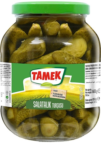 Salatalık Turşusu 1650 ml Cam x 2 Adet