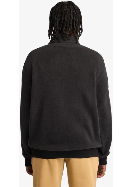 Linear Logo 1/4 Zip Polartec 200 Fleecez Erkek Polar Siyah