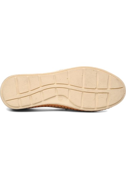 8786 Kadın Deri Ayakkabı - Bej Nata - 36 indirimleri