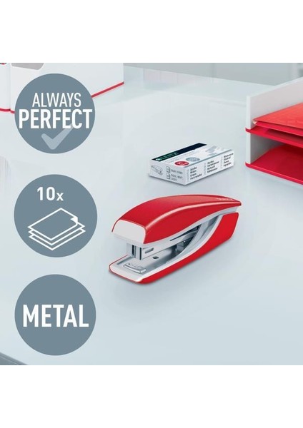 Nexxt Wow Metal Mini Zımba Makinesi Metalik Kırmızı - 55281026 fırsatları