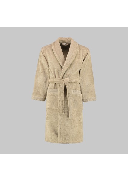 New Soho Bej %100 Pamuk Medium Beden Bornoz