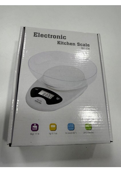 Robolog Plt Power Kapasiteli Dijital Mutfak Terazisi /mutfak Tartısı Kasesi ile Birlikte