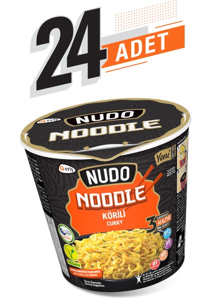 24'lü Körili Noodle Bardak 60 gr