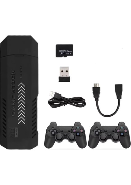 Retro 4K Game Stick 3D Arcade Atari Makinası 35000 Oyunlu Konsol