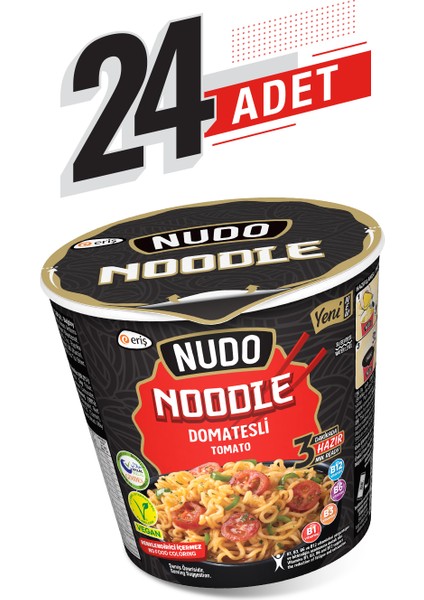 24'lü Domatesli Noodle Bardak 60 gr