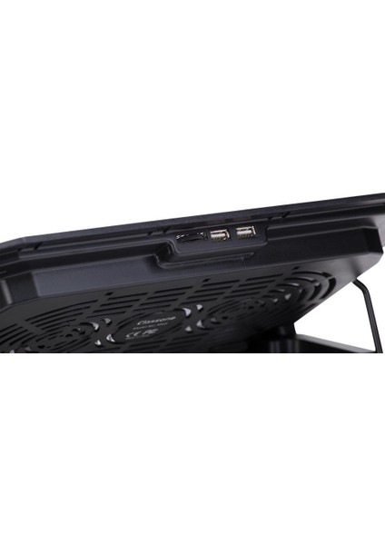 M40 Gaming Laptop Soğutucu Notebook Standı, Mavi LED ,14-15.6-17 Inch Uyumlu, 2 Fan, 2 USB fırsatları