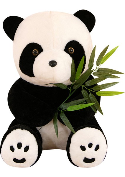 Panda Bebek Peluş Oyuncak Bambu Bambu Dev Panda Bebek Basın Bebek Yastık 50 cm (Yurt Dışından)