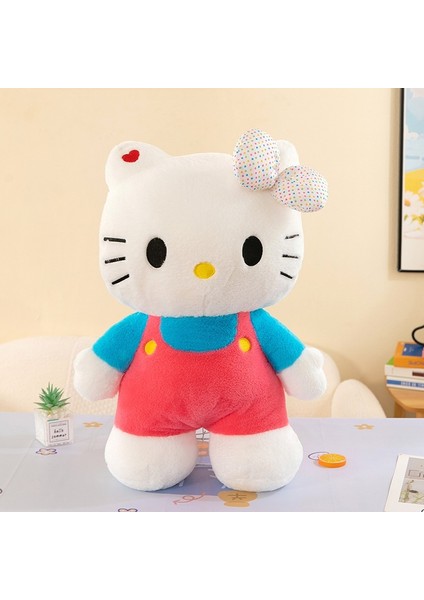 Kt Kedi Bebek Sevimli Hello Kitty Peluş Oyuncak Yavru Kedi Bebek Ayakta Versiyonu Kedi Bez Bebek Kız 60CM (Yurt Dışından)