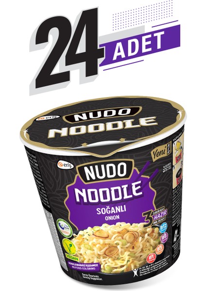 24'lü Soğanlı Noodle Bardak 60 gr